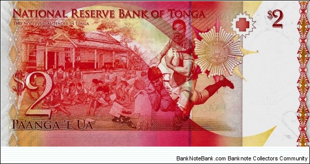Banknote from Tonga year 2009