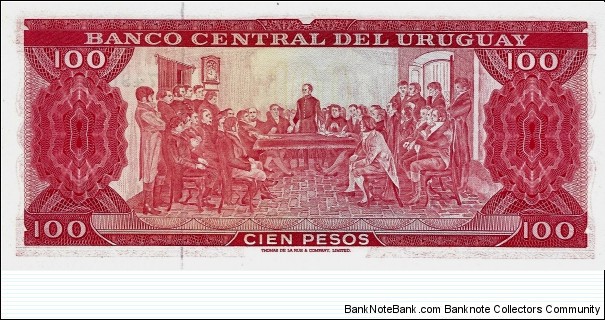 Banknote from Uruguay year 1967