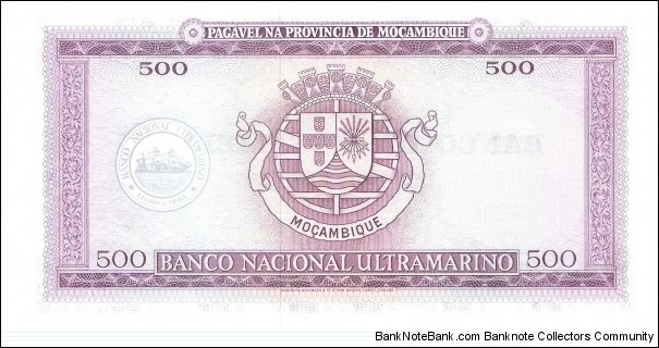 Banknote from Mozambique year 1976