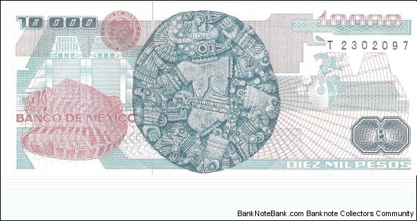 Banknote from Mexico year 1987