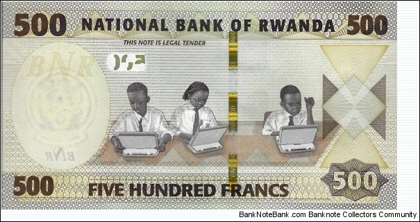 Banknote from Rwanda year 2019