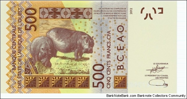 Banknote from West African States year 2023