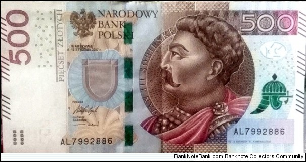 Poland 500 Złotych.
AL7992886 Banknote